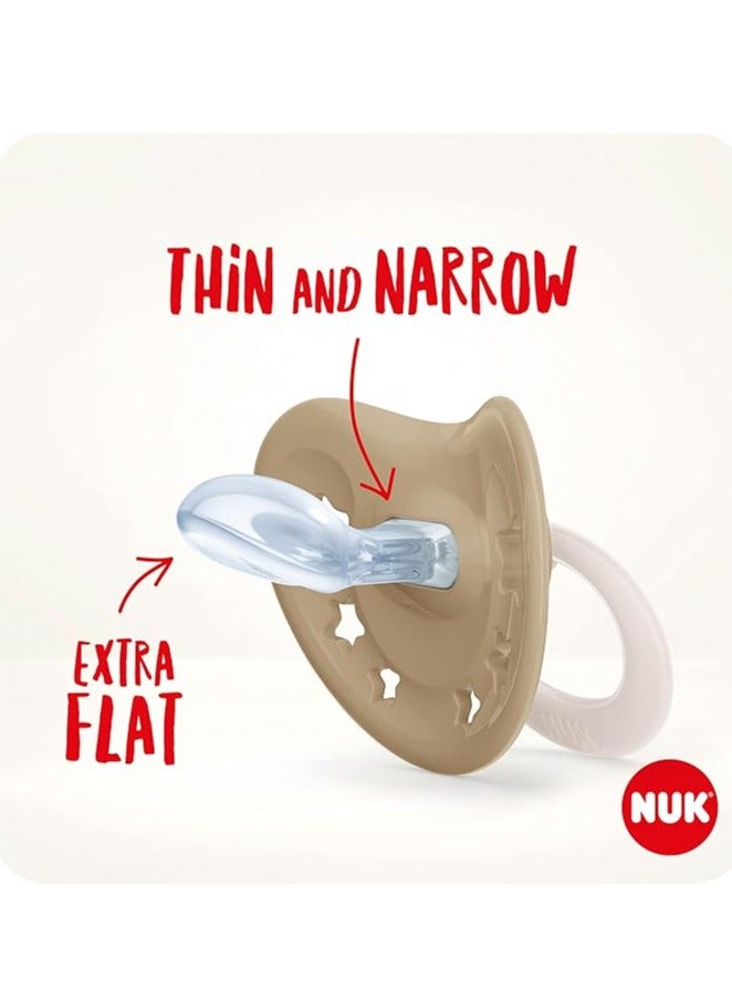 نوك لهّايات  | 2 عبوة من اللهايات | حلمة قلب | لهّايات سيليكون خالية من مادة BPA | لهّايات مضادة للتفلطح | لعبة تسنين الأطفال - Image 5