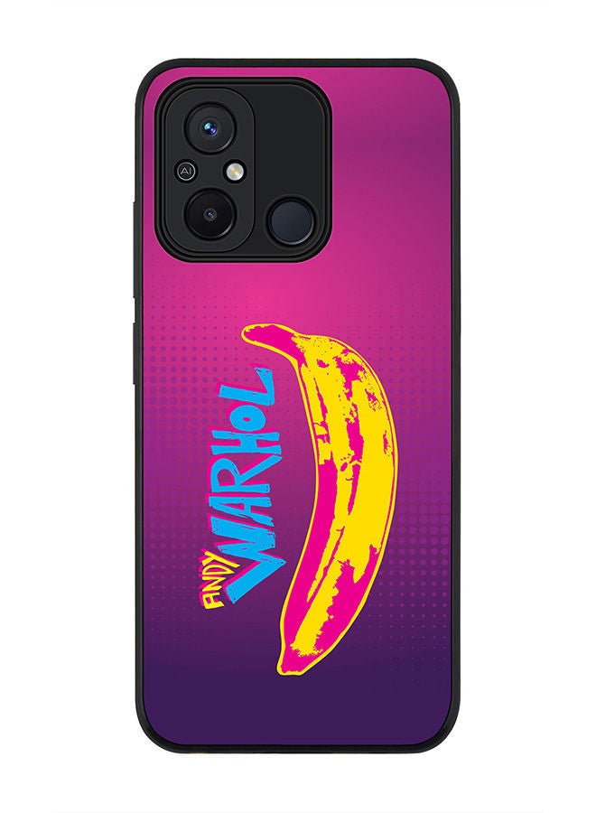 Stylizedd Rugged Black edge case for Xiaomi Redmi 12C 4G, Slim fit Soft Case Flexible Rubber Edges Anti Drop TPU Gel Thin Cover -  Have A Banana, Andy - Image 1