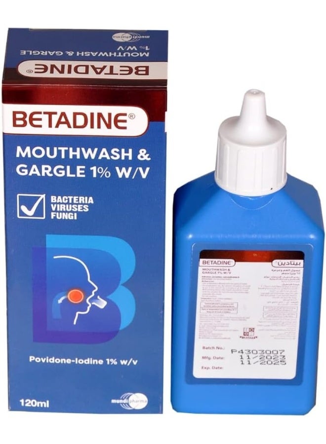 Betadine Mouthwash / Gargle (125ml) - Image 2