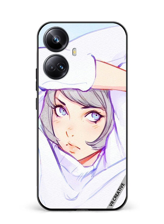 VR CREATIVE Protective Case Cover For Realme 10 Pro Plus Girl Hands Pose Design Multicolour - Image 1