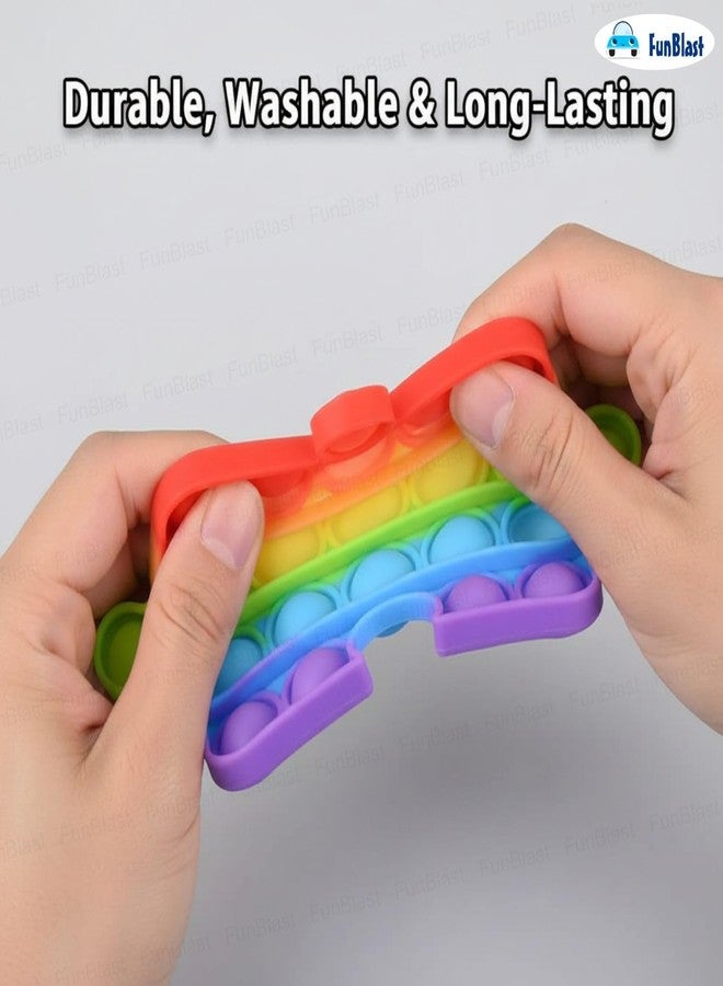 FunBlast Puzzle Pop It Fidget Toy, Autism Special Needs Silicone Stress Reliever, Squeeze Sensory Toy - Image 5