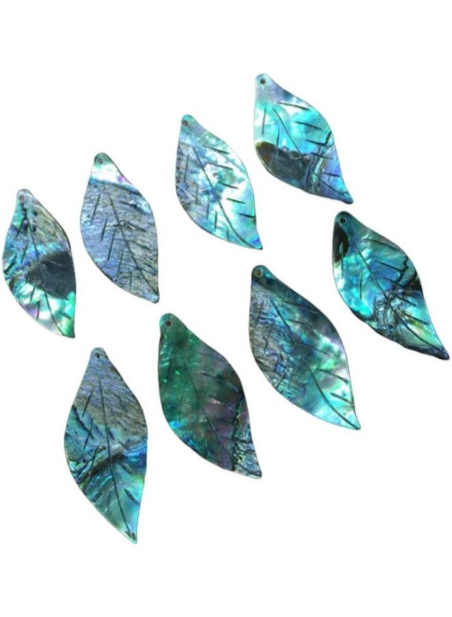 klarako 8 Pcs Flat Abalone Shell Beads Drop Charms for Earring Necklace DIY Jewelry Making  - Image 3
