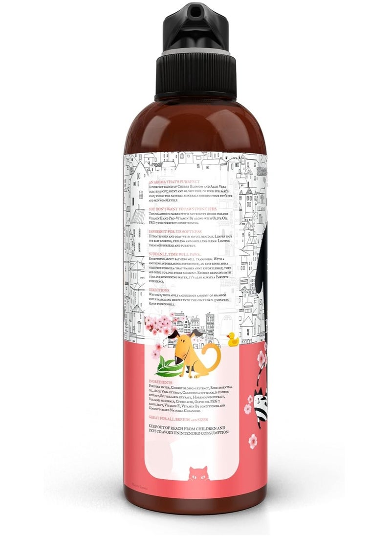 Pawsitiv Cherry Blossom With Aloe Vera Shine Shampoo 500 ML  - Image 3