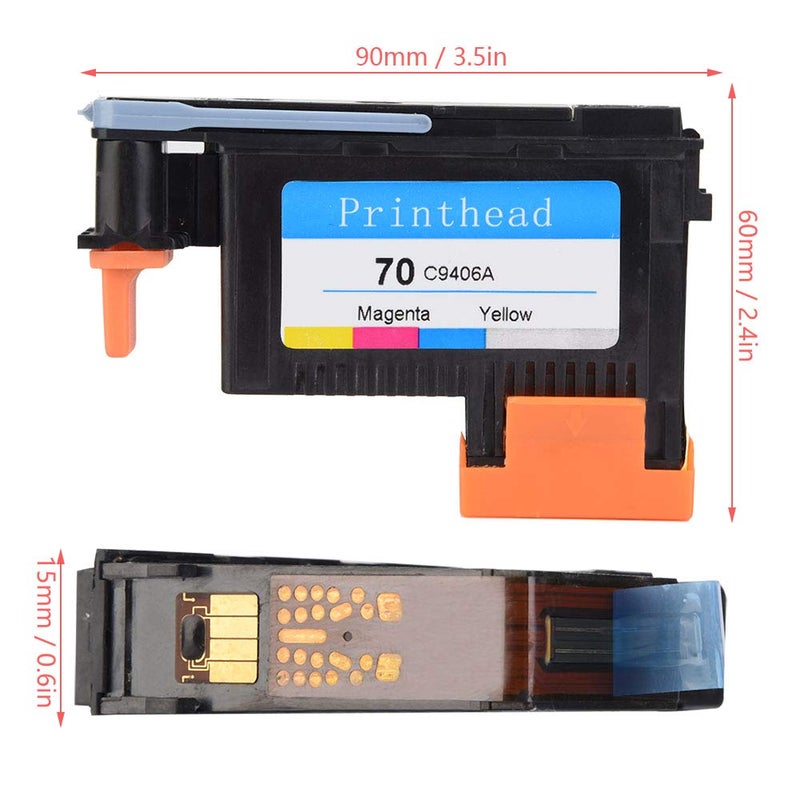 Compatible Yellow Magenta C9406A Printhead for Designjet Z3100 Z2100 Series - Image 3