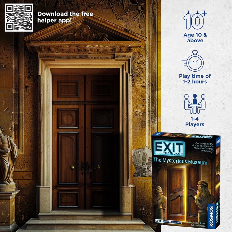 Thames & Kosmos Exit: The Mysterious Museum | Exit: The Game - A Kosmos Game | Family-Friendly, Card-Based at-Home Escape Room Experience for 1 to 4 Players, Ages 10+ - Image 2