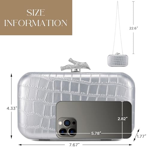 CHUNLI Clutch Purses for Women Evening/Wedding Chic Woven Bag Formal PU Leather Purse Designer Handbags for Women - Image 4