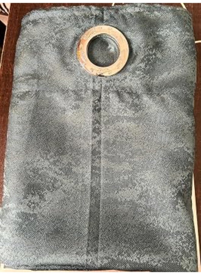 Chenille Soft Textured Curtain 150 x 240 cm, Grey - Image 2