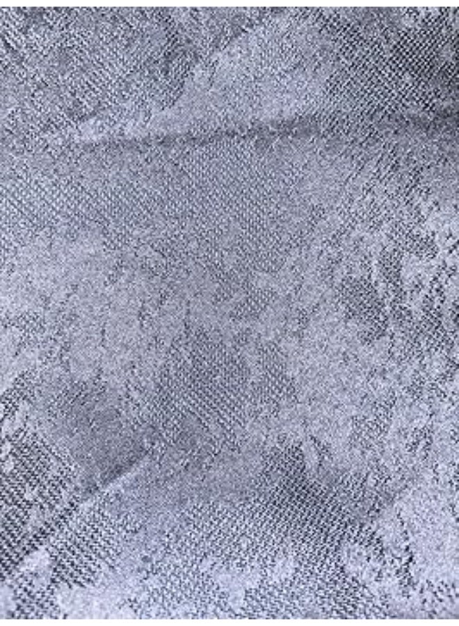 Chenille Soft Textured Curtain 150 x 240 cm, Grey - Image 3