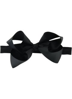RuffleButts RuffleButts Girls Black Bow Headband - One Size  - Image 1