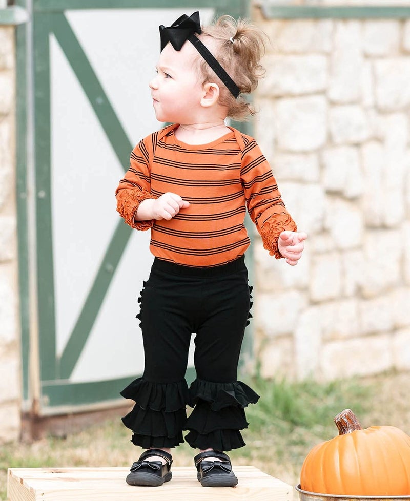 RuffleButts Girls Black Bow Headband - One Size - Image 4