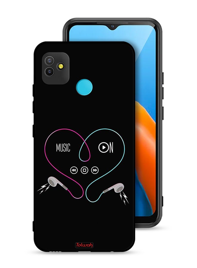 Tolwak Tecno Pop 5 Protective Case Cover Music On - Image 1