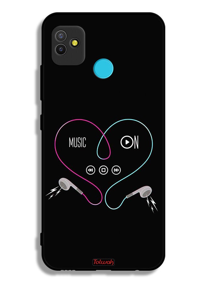 Tolwak Tecno Pop 5 Protective Case Cover Music On - Image 2