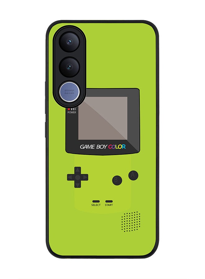 Stylizedd For vivo V70 FE Case,Slim fit Camera Protection, Shockproof Thin Phone cover  - Gameboy Color - Green - Image 1