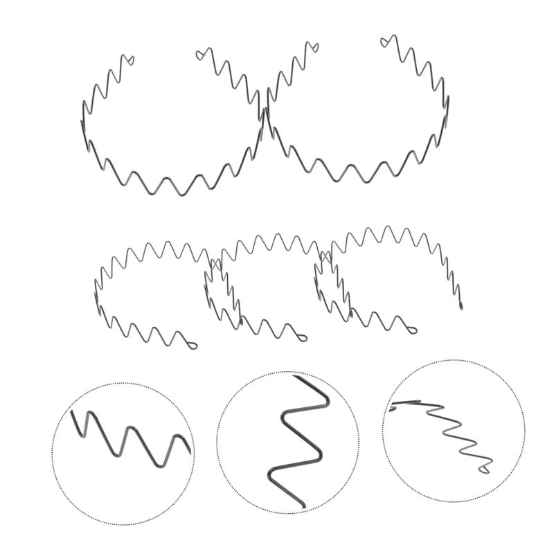 5 Pcs Elastic Hairband Headband for Slicked Back Hair Quality Nonslip Clips - Image 5