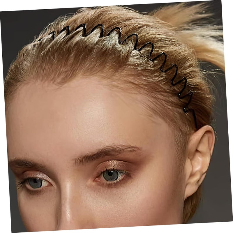 5 Pcs Elastic Hairband Headband for Slicked Back Hair Quality Nonslip Clips - Image 4