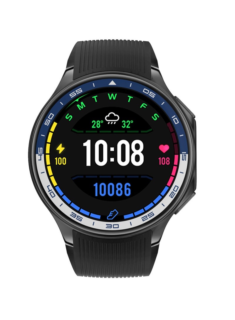 DT Watch X Smart Watch Bluetooth Call AMOLED Round Screen 3D Surround Vision GPS Track Sports Smart Watch - Image 3