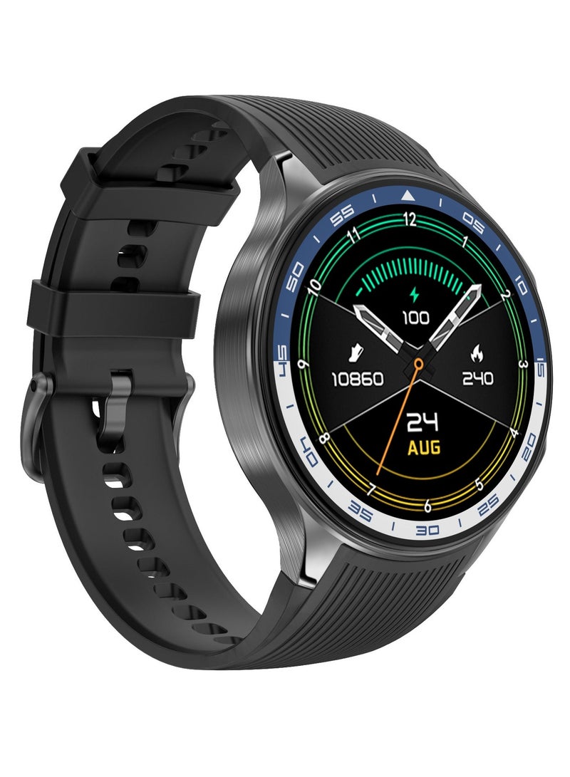 DT Watch X Smart Watch Bluetooth Call AMOLED Round Screen 3D Surround Vision GPS Track Sports Smart Watch - Image 2