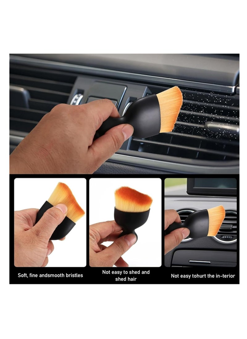 Oasisgalore Pack of 5 Car Detailing Brush, Cleaning Brush, Car Interior Cleaning Soft Brush, Soft Bristles Detailing Brush, Dust Clean Brushes, No Scratches, for Car Interior and Car Care  - Image 5