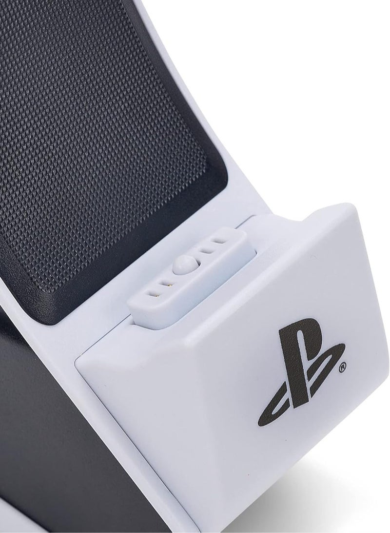 بلاي ستيشن قاعدة شحن DualSense مزدوجة لجهاز PlayStation 5 - حامل شاحن وحدة تحكم PS5 مع محول تيار متردد - Image 5