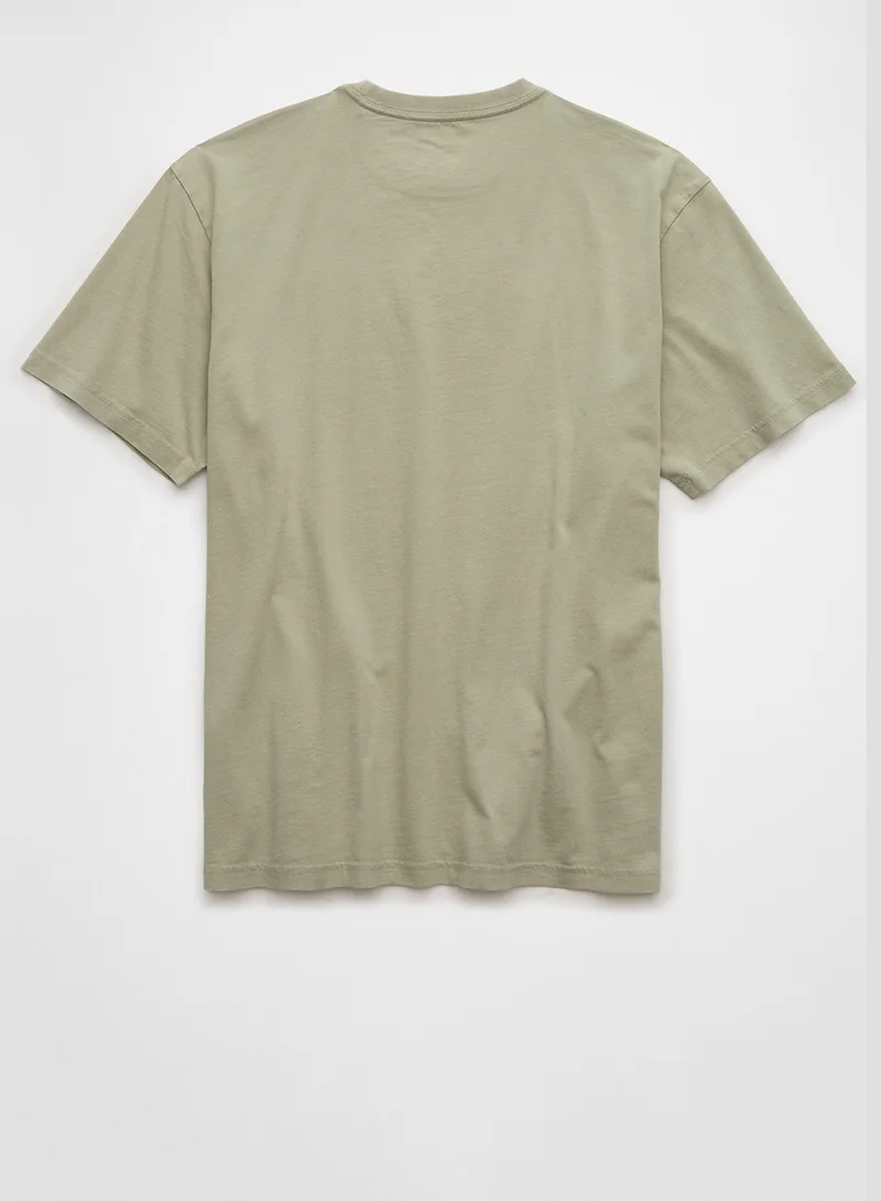 امريكان ايجل Logo Graphic Crew Neck T-Shirt