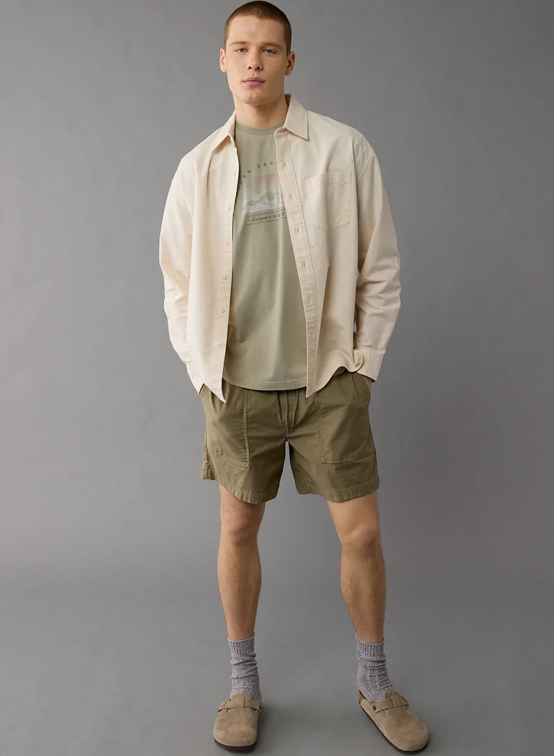 امريكان ايجل Logo Graphic Crew Neck T-Shirt