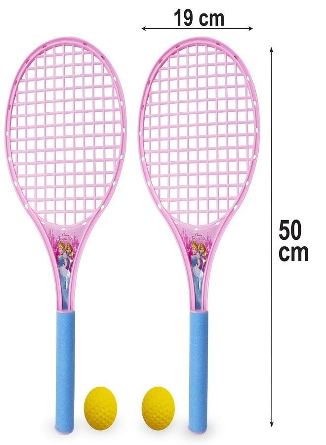 Itoys Plastic Princess Big Beach Tennis Racket Set (Multicolor) - Image 4