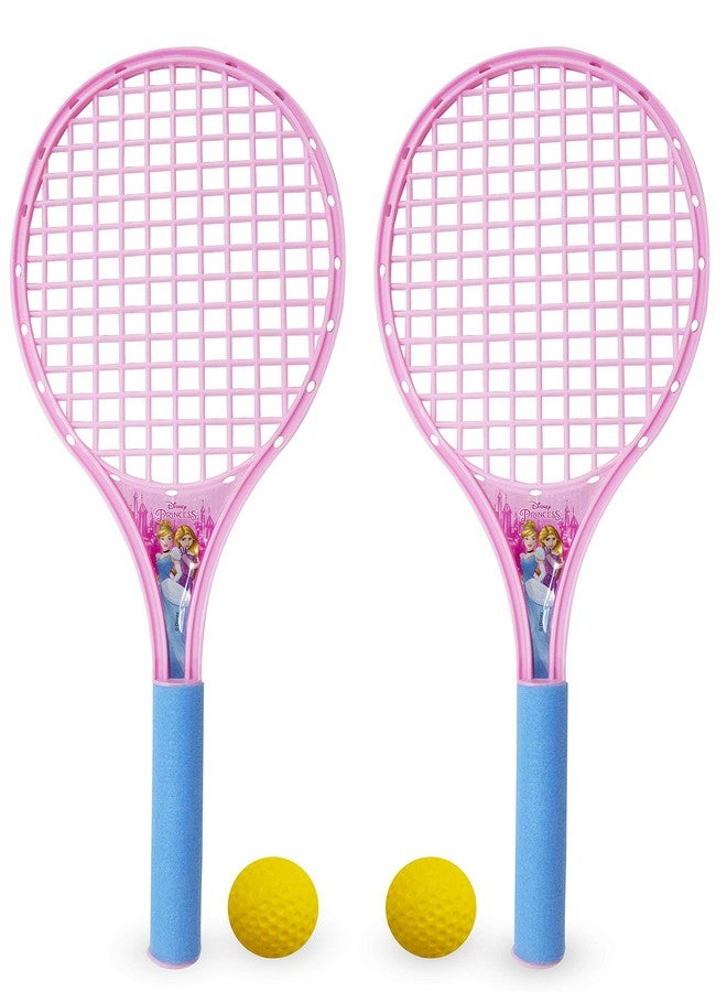 Itoys Plastic Princess Big Beach Tennis Racket Set (Multicolor) - Image 3