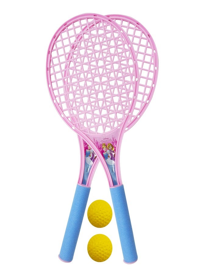 Itoys Plastic Princess Big Beach Tennis Racket Set (Multicolor) - Image 2