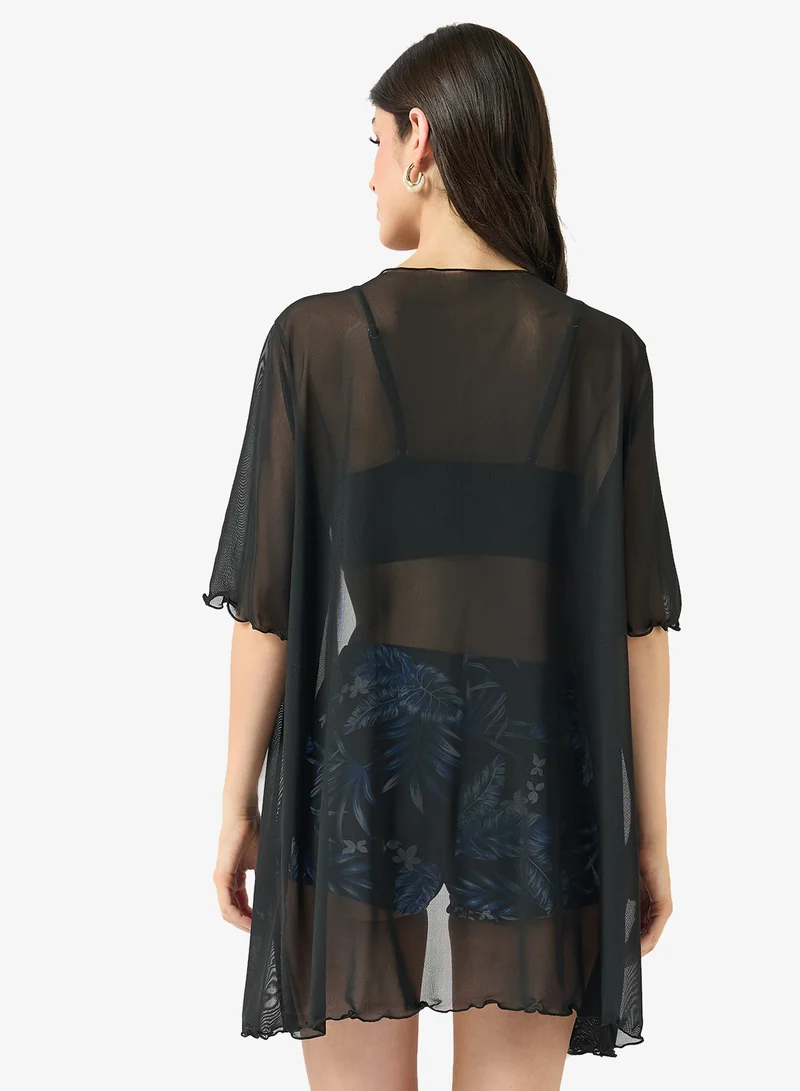 فورورد طقم واقي من الطفح الجلدي بطبعة زهور مع غطاء