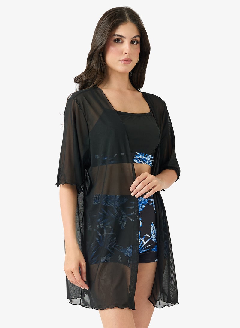 فورورد طقم واقي من الطفح الجلدي بطبعة زهور مع غطاء - Image 1