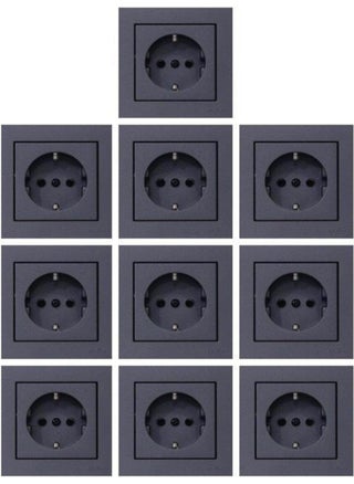 Grano Smoked Grounded Socket and Frame10 Pieces - pzsku/ZDA7692B404BA8F98A6CDZ/45/_/1728052403/a203fb8c-4afb-4864-8b80-21cf80379575