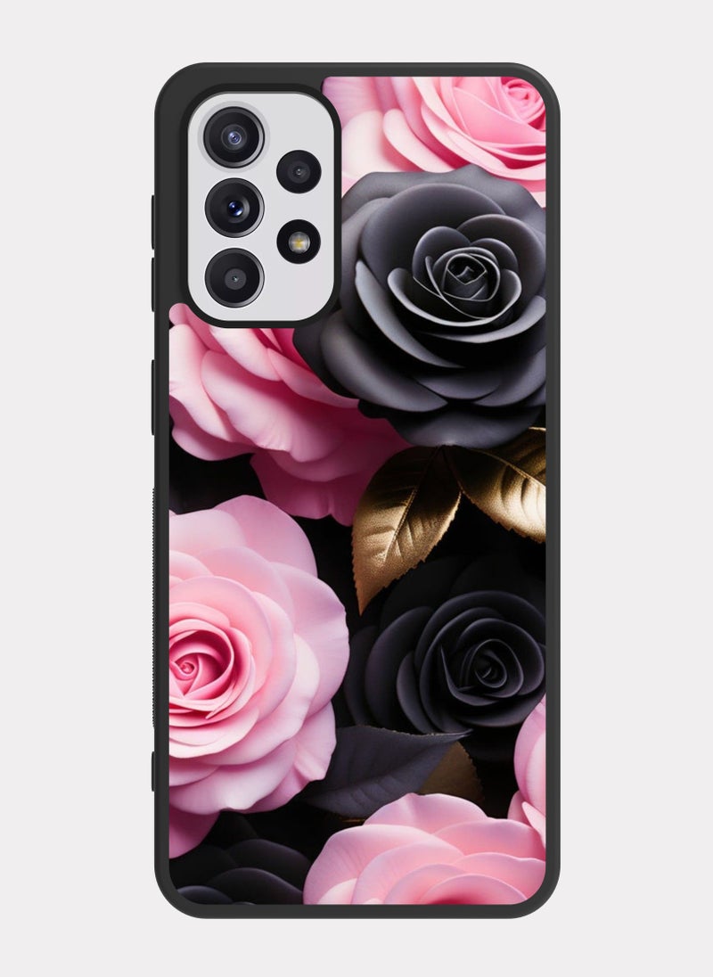 PXLAAT Samsung Galaxy A52 case cover Flowers  - Image 1