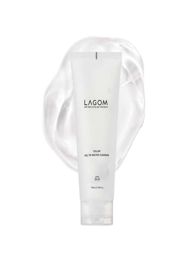 LAGOM Cellup Gel To Water Cleanser, No Foam Transparent Formula, Jelly Texture, Morning Cleansing, Hydrating Daily Face Wash 5.74 Fl Oz - Image 1
