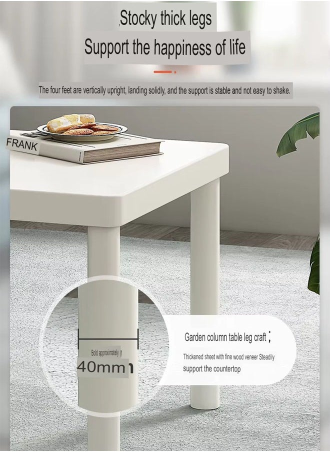 keke Minimalist Square Coffee Table for Bedroom and Living Room  40x40 cm  - Image 4