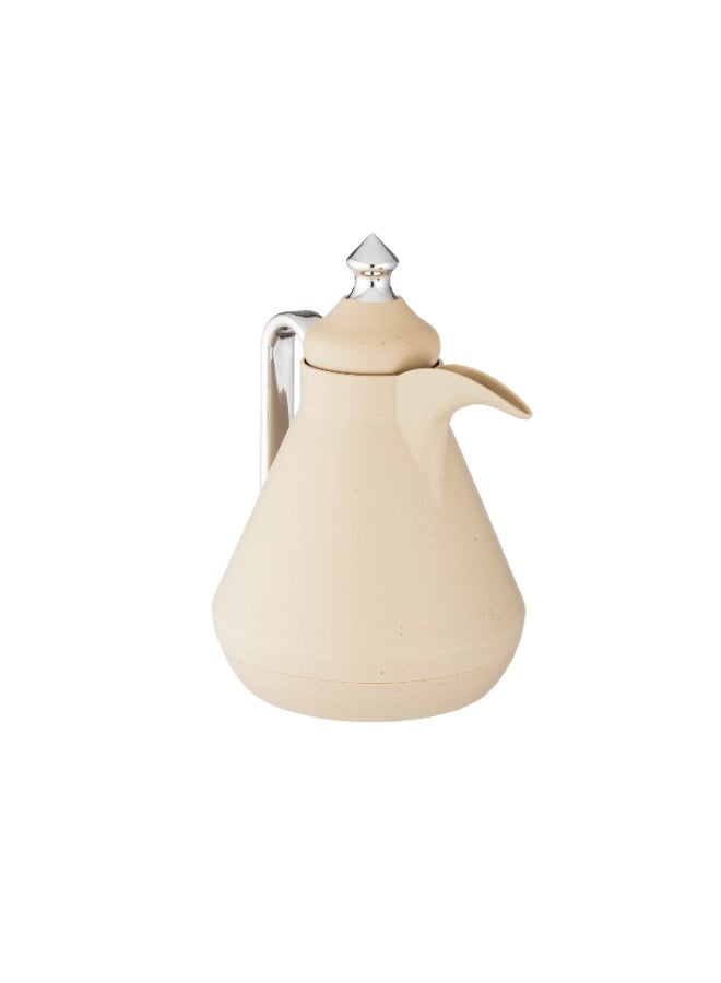 Host ☕✨ Luxurious coffee thermos in an elegant beige color with a shiny silver handle – 1 liter capacity | Modern design for sophisticated hospitality - Image 3