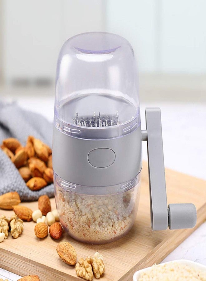 Calidaka Food Chopper Nut Chopper Grinder Hand Crank For All Nuts Walnut Pecans, Kitchen MultiChopper Shredder For Making Toppings - Image 5
