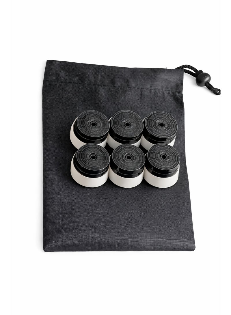 6 Pack Tacky Tennis Racket Grip Tape, Non-Slip Absorbent Tennis Grips Tape - Image 5