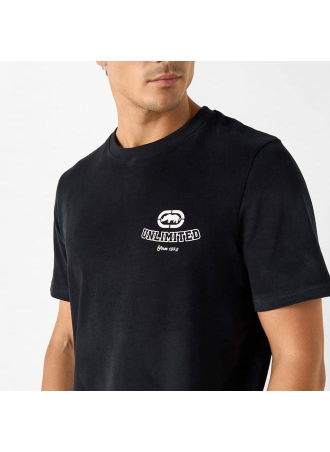 Ecko Unltd. - Ecko Unltd Logo Print T-shirt with Short Sleeves and Crew Neck - Image 1