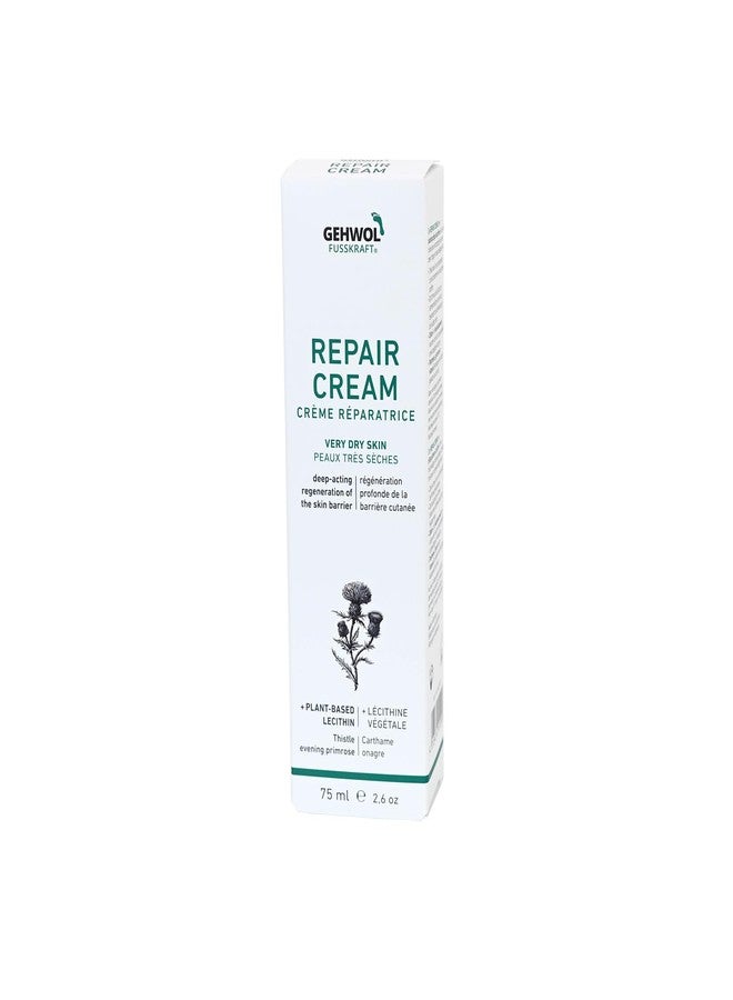 GEHWOL Repair Cream – Intensive Care for Very Dry, Damaged Skin, Deep Skin Barrier Repair, 2.6 oz / 75 ml - Image 2