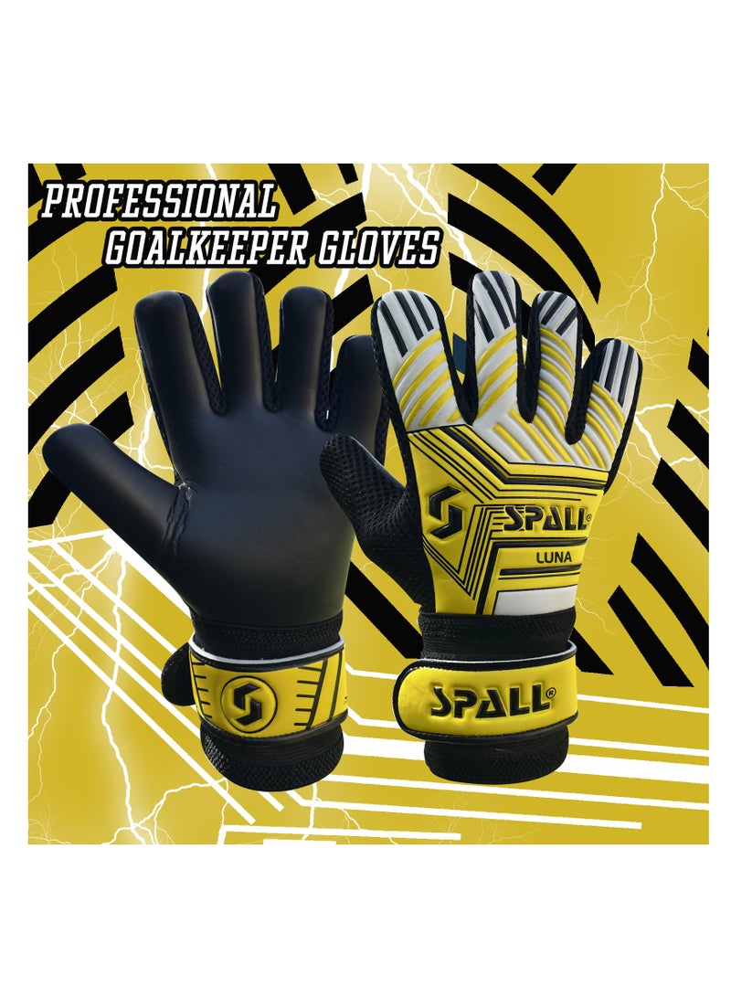 Spall Soccer Goalkeeper Gloves for Adults, Goalkeeper Gloves Extra Strong Grip and Non-Slip Unisex for Indoor and Outdoor Training and Match - Image 5