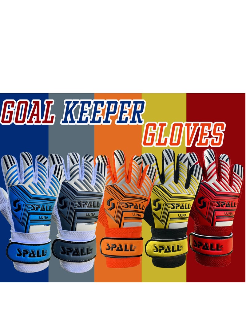 Spall Soccer Goalkeeper Gloves for Adults, Goalkeeper Gloves Extra Strong Grip and Non-Slip Unisex for Indoor and Outdoor Training and Match - Image 4