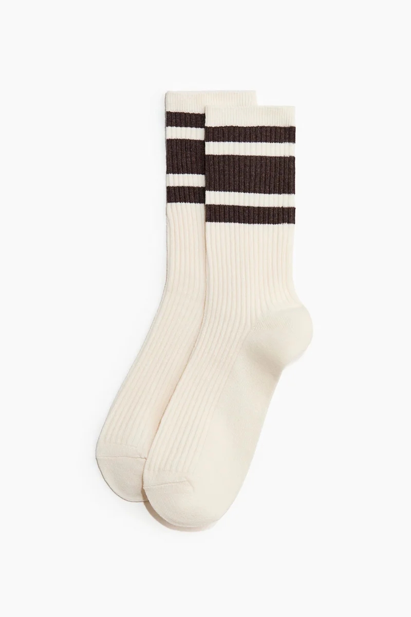 H&M 2-pack ribbed socks