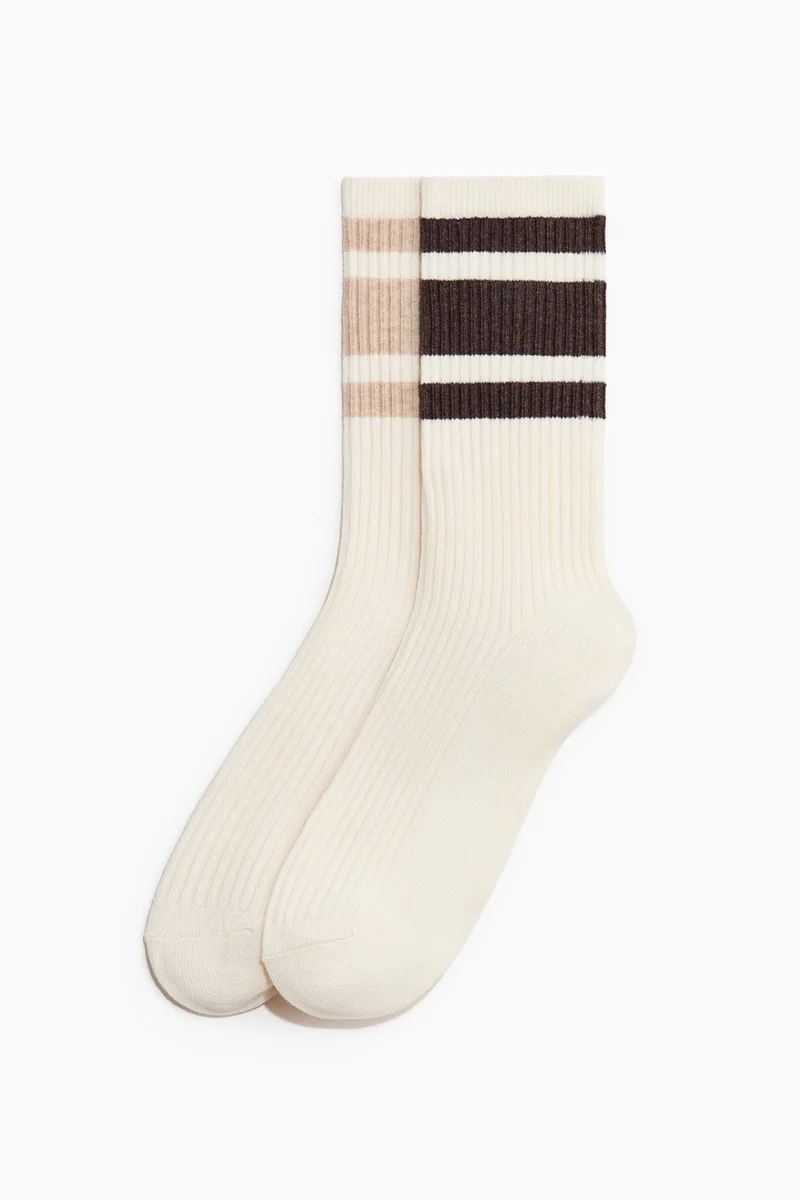H&M 2-pack ribbed socks