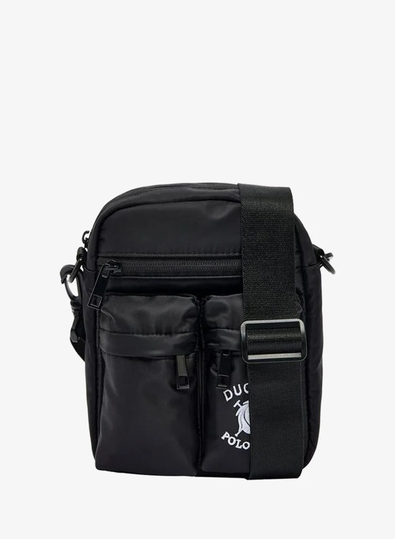 Duchini BLACK Men Adjustable Strap Crossbody Bag for Men | Best Price UAE