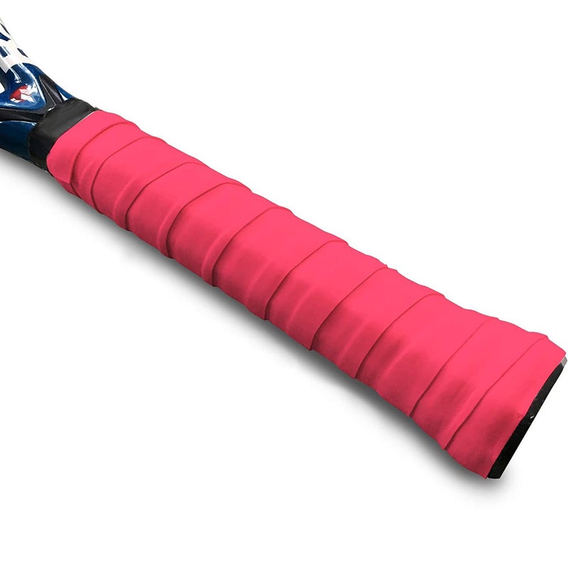 Toyshine 4 Pieces Tennis Badminton Racket Overgrips, Anti-Slip and Super Absorbent Sweat Tennis Racket Grip Tape (Plain Red) SSTP - Image 1