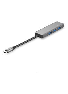 NIBEMINENT 4-Port USB Hub Grey  - Image 4