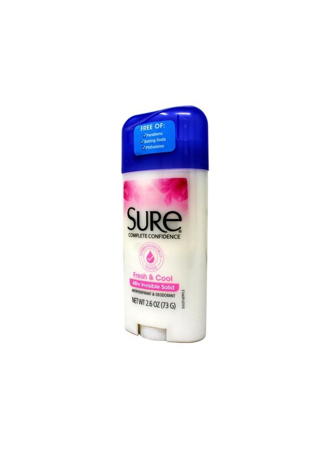 Sure Anti-Perspirant & Deodorant Invisible Solid Fresh & Cool 2.60 oz (Pack of 2) - Image 5