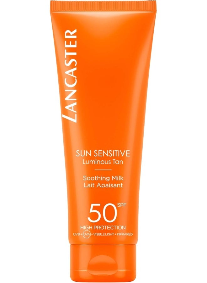 Lancaster Sun Sensitive Delicate Soothing Milk Spf50, 125Ml - Image 1