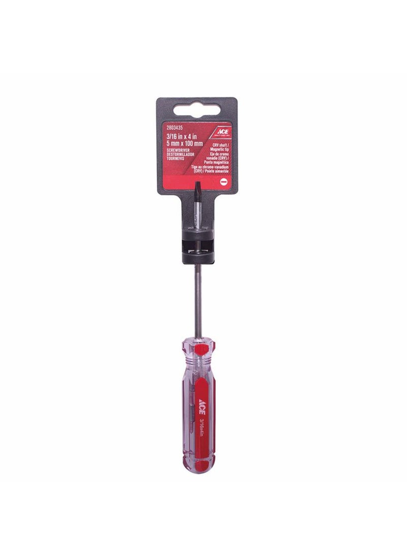 ACE Steel Slotted Cabinet Screwdriver WPvc Handle 5 X 150mm
