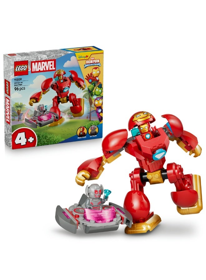 LEGO Marvel Iron Man and His Awesome Friends Ultron vs. Iron Man 11209 (Age 4+, 96 Pieces) - Image 1